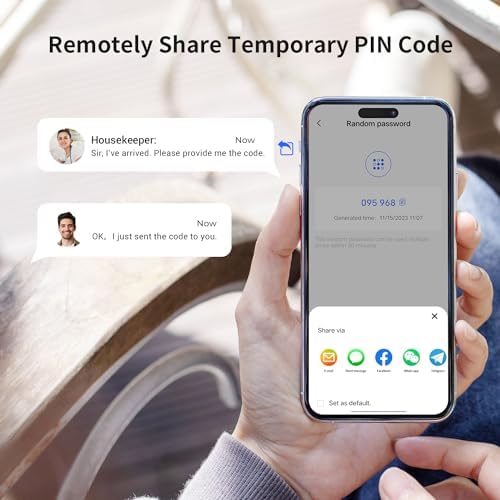 TEEHO Smart Keyless Entry Door Lock with APP Control