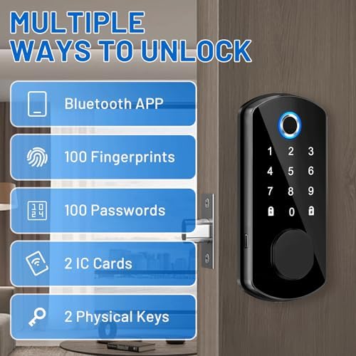 Fingerprint Door Lock Smart Deadbolt