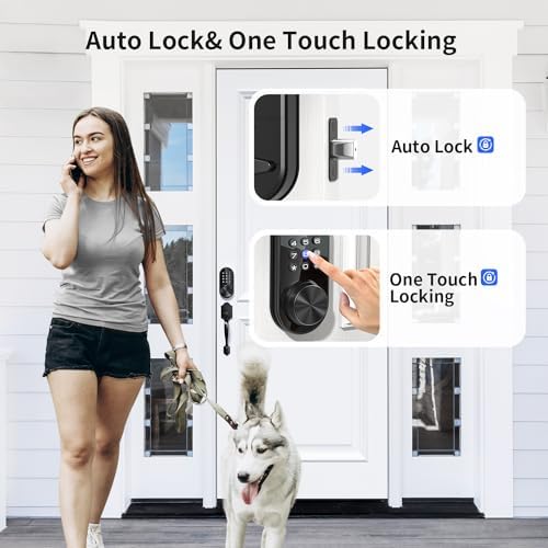 TEEHO Smart Keyless Entry Door Lock with APP Control