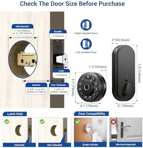 Secure Smart Front Door Lock