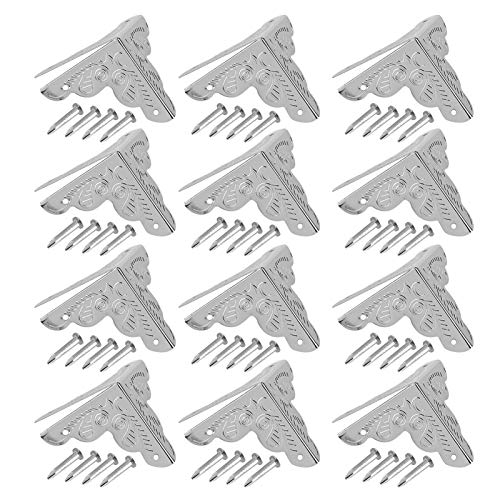 12pcs Wooden Box Jewelry Case Corner Decorative Protectors
