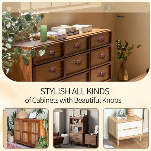 Suiwotin10-Piece Ceramic Knobs