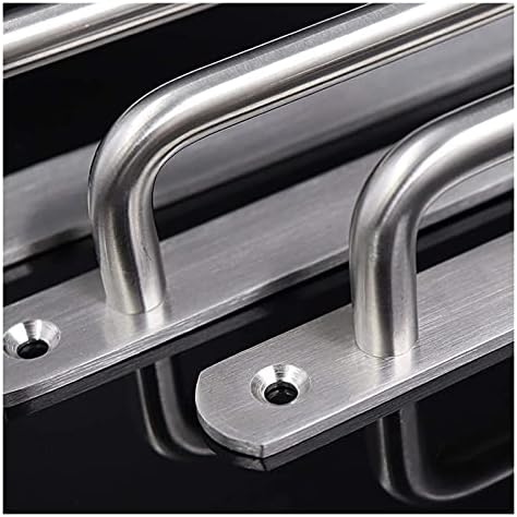 Stainless Steel Door Handles Pair - Pull Push - Barn Door Hardware