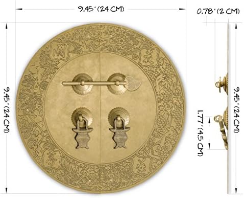 Hardware Philosophy Flower Vine Brass Cabinet Face Plate Backplate Hardware Set