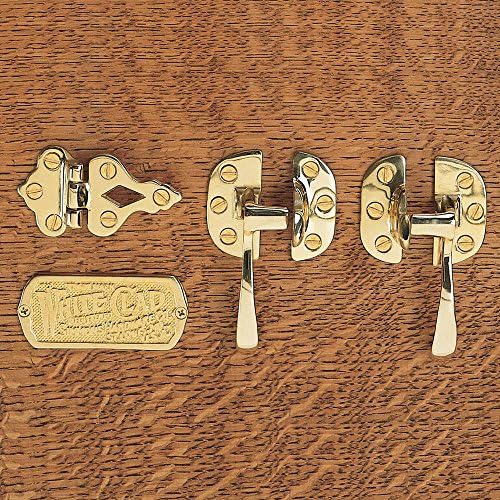 ROCKLER Solid Brass Icebox Name Plate